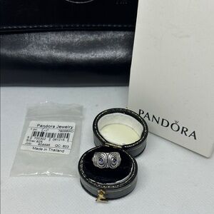 Pandora Sterling Silver & Iolite Charm